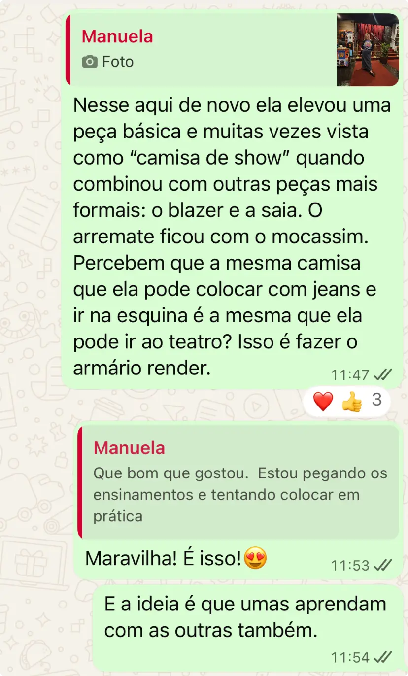 Depoimento 5 - investidoras de estilo